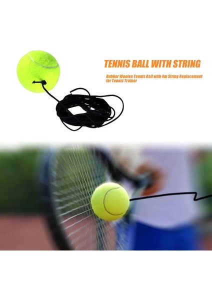 Chaoduo Shop Sıcak Satış Tenis Topları Yeni Başlayanlar Için Dize Eğitim Ekipmanları ile Aşınmaya Dayanıklı Raket Kauçuk Yün Tenis Topu (Yurt Dışından)