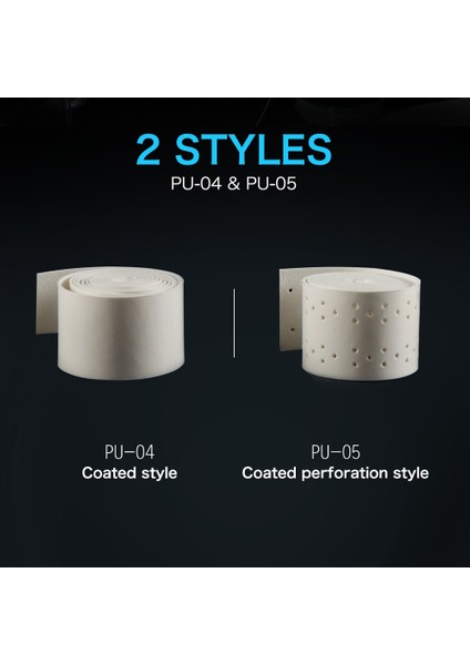 Pu-05 Beyaz Stil Queshark Beyaz Siyah Renkli Kaplamalı Tenis Overgrips Badminton Sapları Nefes Alabilir Tenis Raketi Bantları Çubuk Ter Bantları (Yurt Dışından) fırsatları