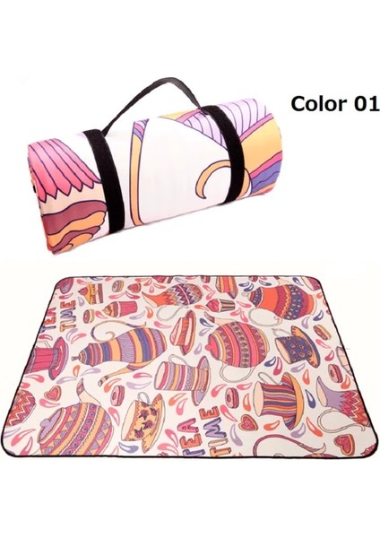 Renk 01 Stili 150X100CM 4 Boyutları Katlanır Kamp Matı Su Geçirmez Kalınlaşmış Mat Plaj Pedi Çocuk Oyun Matı Çadır Neme Dayanıklı Uyku Battaniyesi (Yurt Dışından)