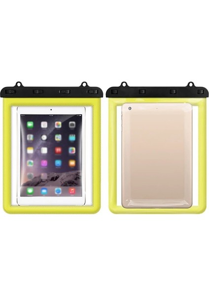 Sarı Stil Su Geçirmez Kılıf Telefon Kuru Çanta Ipad Için Yüksek Mukavemetli Mühürlü Dokunmatik Kılıf Kapağı (Yurt Dışından)