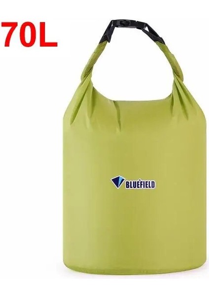 70L Fasulye Yeşili Stili 5 Renkler Taşınabilir 40L 70L Su Geçirmez Açık Çanta Depolama Kuru Çanta Kano Kayık Rafting Için Spor Kamp Ekipmanları Seyahat Kiti (Yurt Dışından)