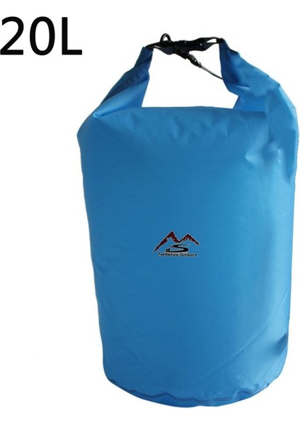 MAVI-20L Tarzı 5L10L20L40L70L Su Geçirmez Büyük Kapasiteli Kese Kuru Çanta Çuval Kamp Sürüklenen Yüzme Rafting Kayaking Nehir Trekking Çantaları (Yurt Dışından)
