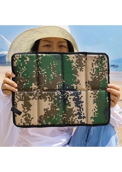 Poşetli Dondurma Tarzı Yeni Oxford Kumaş Katlanır Kamp Mat Taşınabilir Açık Su Geçirmez Köpük Oturma Pedi Plaj Mat Kirli Yürüyüş Önlemek Küçük Koltuk Pedi (Yurt Dışından) modelleri