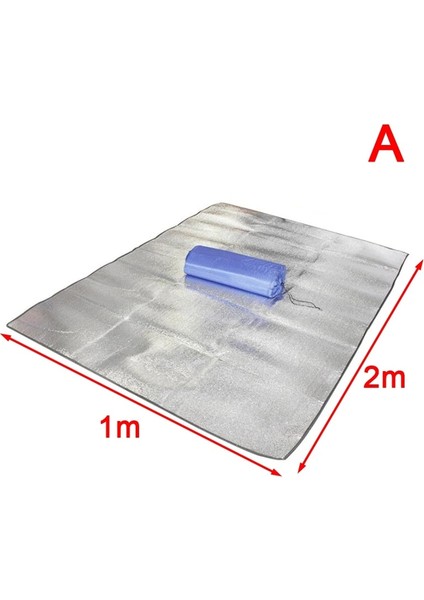 200X200CM Stili 1 Adet Katlanabilir Su Geçirmez Alüminyum Folyo Açık Mat Eva Kamp Mat Uyku Plaj Yatağı Pedi (Yurt Dışından) fırsatları