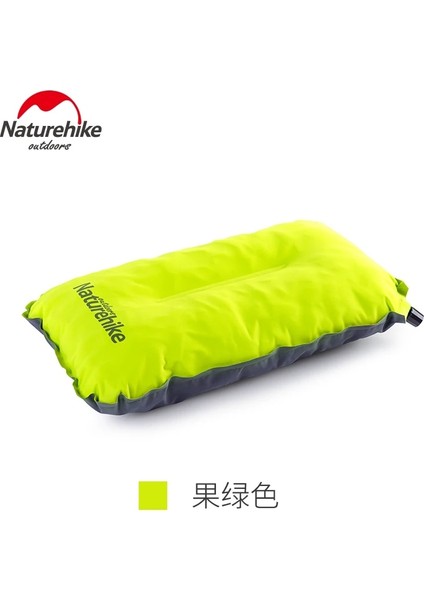 Meyve Yeşil Tarzı Naturehike Şişme Taşınabilir Yastık Açık Kamp Yastığı Sıkıştırılmış Kaymaz Katlanır Yastık Taşınabilir Açık Kamp Yürüyüş (Yurt Dışından)