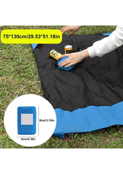 Bir Stil 75X130CM Su Geçirmez Cep Plaj Battaniyesi Katlanır Kamp Mat Yatak Taşınabilir Hafif Paspaslar Açık ve Plaj Mat Ekipmanları (Yurt Dışından) modelleri
