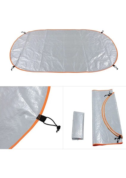 222X208CM Style Su Geçirmez Alüminyum Folyo Eva Kamp Mat Katlanabilir Katlanır Uyku Plaj Yatağı Açık Mat Pad 5 Boyutları (Yurt Dışından)