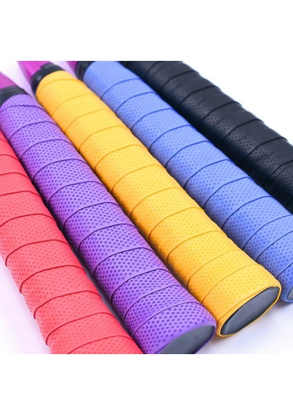 Sarı 3 Adet Tarzı Telap Kauçuk Badminton Raket Tutma Kolu Kauçuk Kaymaz Raket Tutma Kolu ile Ter Emici Sarma Bandı (Yurt Dışından) modelleri