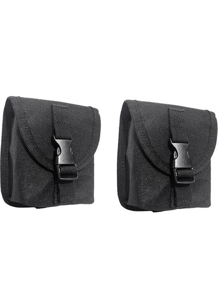 Siyah 2pc Tarzı 600D Naylon Tüplü Dalış Trim Karşı Ağırlık Cep Kılıfı Hızlı Bırakma Tokaları ile Mağara Batığı Dalışı Için Balast Ağırlık Kılıfı (Yurt Dışından)