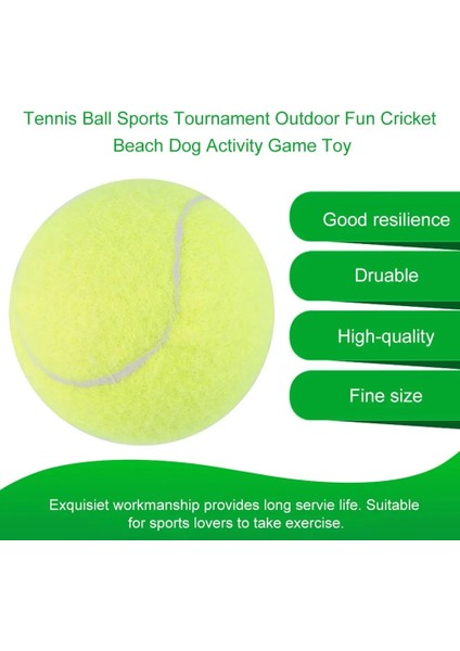 Tenis Stili 1 Adet Yeşil Tenis Topları Spor Turnuvası Açık Eğlenceli Kriket Plaj Köpeği Plaj Kriket Teractice Veya Beachetc Için Ideal (Yurt Dışından) indirimleri