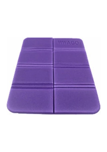 Mor Tarzı Vılead Yeni Xpe 8 Klasör Kamp Mat Katlanır Taşınabilir Küçük Yastık Neme Dayanıklı Su Geçirmez Kirli Mat Plaj Pedi Önleyin (Yurt Dışından)