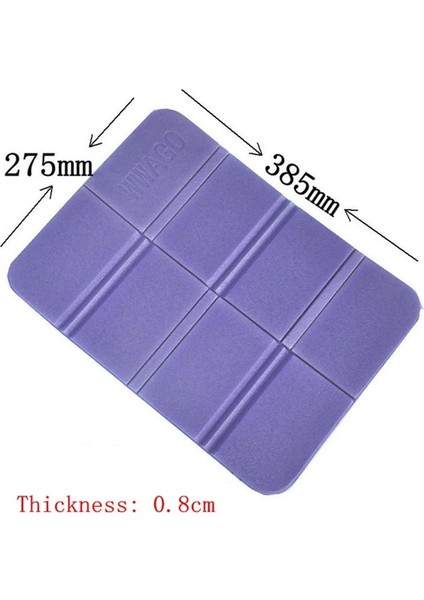 Mor Tarzı Vılead Yeni Xpe 8 Klasör Kamp Mat Katlanır Taşınabilir Küçük Yastık Neme Dayanıklı Su Geçirmez Kirli Mat Plaj Pedi Önleyin (Yurt Dışından) modelleri