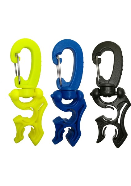 Sarı 2pc Tarzı Tüplü Dalış Şnorkelle Dalış Için Klipsli Tokalı Kancalı Regülatör Çift Bcd Hortum Tutacağı (Yurt Dışından) fiyatları