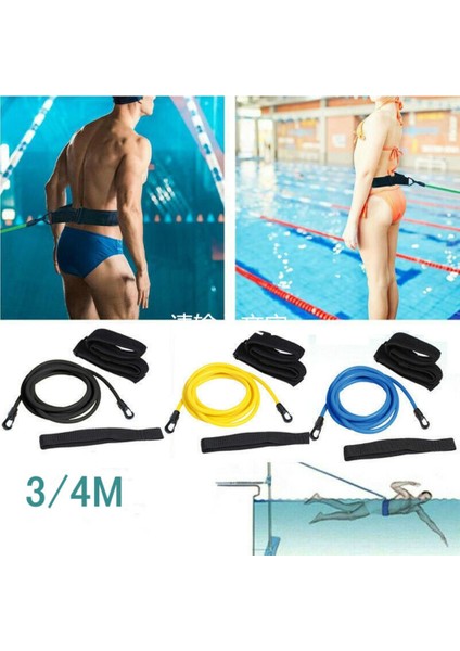 Sarı-3m Tarzı M Ayarlanabilir Yüzme Antrenman Direnci Elastik Kemer Yüzme Egzersizi Emniyet Yüzme Kemeri Yüzme Tether Elastik Halat Bandı (Yurt Dışından) fiyatları