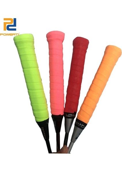 Koyu Kırmızı Stil Powertı Lot Kuru Ter Tenis Raketi Üst Tutma Yerleri Ter Badminton ve Tenis Raketi Için Yüksek Esnek Giyilebilir Üst Tutma Yeri (Yurt Dışından)