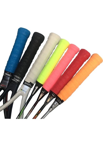 Koyu Kırmızı Stil Powertı Lot Kuru Ter Tenis Raketi Üst Tutma Yerleri Ter Badminton ve Tenis Raketi Için Yüksek Esnek Giyilebilir Üst Tutma Yeri (Yurt Dışından)
