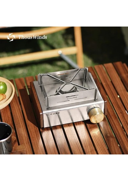 Chaoduo Shop TW8020 Stili Thous Winds Kovea Cube Kaset Soba Rüzgar Kalkanı Paslanmaz Çelik Rüzgar Kalkanı T (Yurt Dışından)