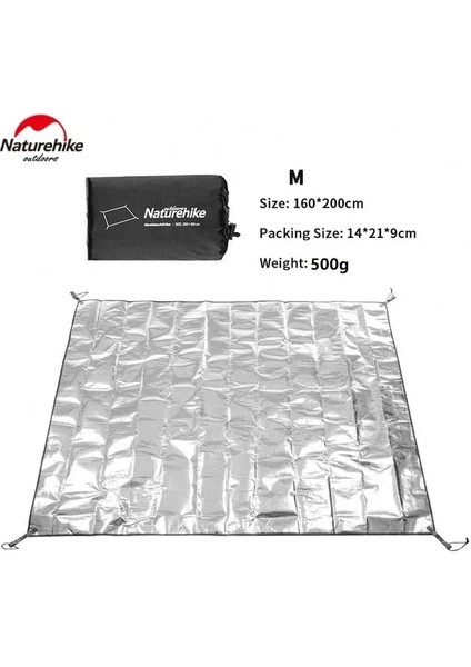 M Tarzı Naturehike Ultralight Su Geçirmez Kamp Mat Battaniye Plaj Yatağı Açık Çadır Uyku Pedi Alüminyum Folyo Eva Köpük Mat (Yurt Dışından)