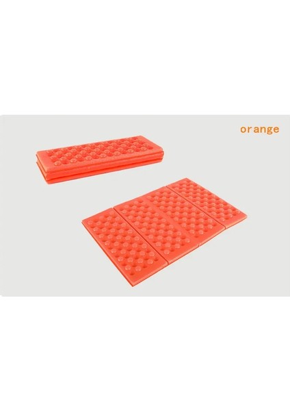 Turuncu Tarzı Menfly Katlanır 4 Katlı Yastık Açık Xpe Köpük Mat Su Geçirmez Serin Taşınabilir Ped Kamp Işık Yürüyüş Parkı Maç Paspasları (Yurt Dışından)