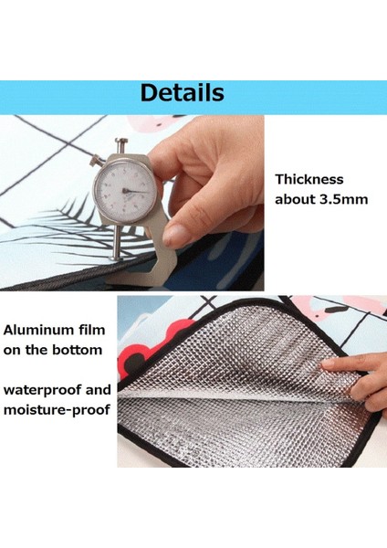 No.8 Stili 150X150CM Taşınabilir Katlanır Mat Bohem Ulusal Baskılı Kamp Mat Açık Neme Dayanıklı Kalınlaşmak Ped Plaj Battaniyesi Turist Mat (Yurt Dışından) fırsatları