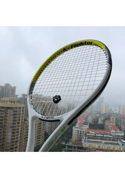 Kedi Stili Powertı 1 Adet Newlovely Karikatür Tenis Raketi Titreşim Sönümleyici Tenis Raketi Anti-Amortisör (Yurt Dışından)