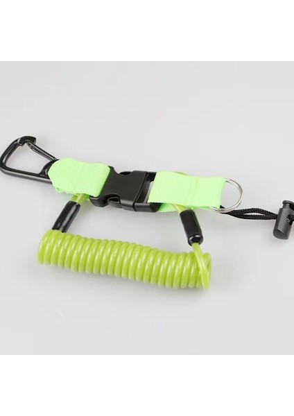 Gök Mavisi Tarzı Scuba Diving 316 Anti-Kayıp Spiral Yay Bobin Ipi Tek Hızlı Açılır Tokalı Dalış Kargo ile Güvenlik Acil Durum Aleti (Yurt Dışından)