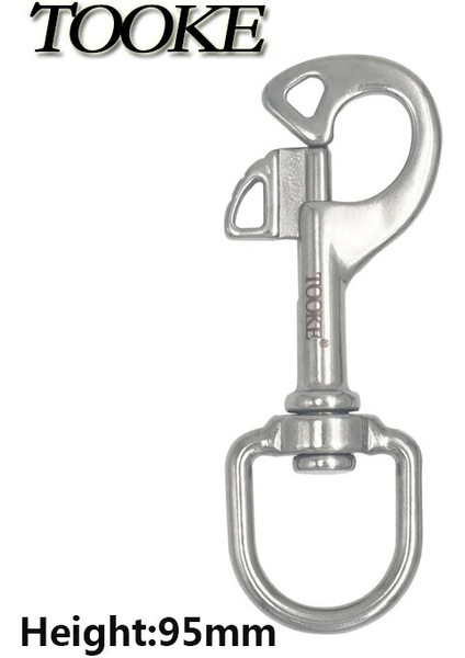 95 mm Tarzı Scuba mm Paslanmaz Çelik Yumurta Hızlı Karabina Uçlu Dalış Cıvatası Geçmeli Klip Kanca Bcd Aksesuarları Dalış Ekipmanları (Yurt Dışından)