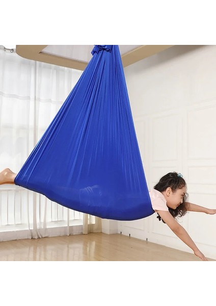 Kraliyet Mavisi Stili Tam Set Yoga Salıncak Hamak cm Açık Kapalı Salıncak Çok Işlevli Ev Asılı Salıncak Hamak Hava Yoga Hamak (Yurt Dışından) modelleri