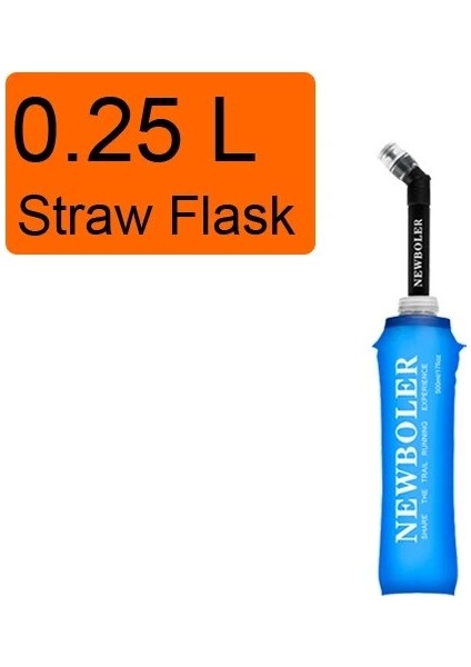 250ML Saman Şişesi Stili Folding Collapsible Water Bottle 250ML 500ML Soft Flask Tpu Free For Running Hydration Pack Waist Bag Vest SD09 SD10 (Yurt Dışından)