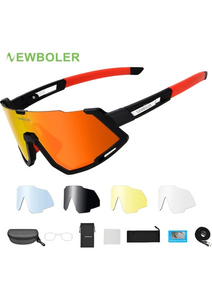 4 Stili Ayarla Erkek Bisiklet Güneş Gözlüğü 5 Lens V400 Kadın Mtb Bisiklet Gözlükleri Koşu Balıkçılık Gözlükleri Spor Polarize Bisiklet Bisiklet Gözlükleri (Yurt Dışından)