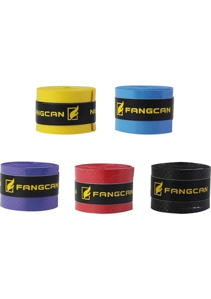 Çeşitli Renk Stili 5 Pclot Fangcan Tenis Raketi Pu Tack Overgrip Kalınlığı Kaymaz Ter Emici Yumuşak Sargı Bantları (Yurt Dışından)
