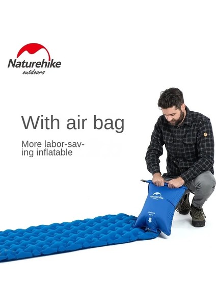 Hava Yastığı Mavi Stil Naturehike Katlanır Taşınabilir Ultra Hafif Şişme Yatak Açık Kamp Tek Kişi Kalın Genişleyen Nem Geçirmez Ped (Yurt Dışından) indirimleri