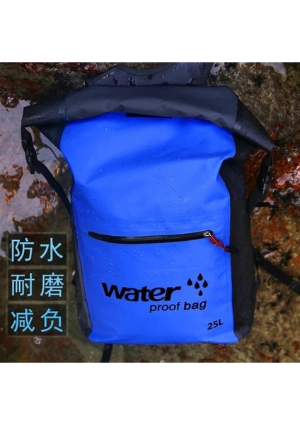 C 25L Mavi Stil 40L 30L Su Geçirmez Yüzme Çantası Depolama Kuru Çuval Çanta Kano Kayık Rafting Açık Spor Yüzme Çantaları Seyahat Kiti Sırt Çantası (Yurt Dışından)