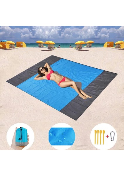 Gösterilen Stil Gibi 200X140CM cm Cep Su Geçirmez Plaj Mat Kumsuz Battaniye Kamp Açık Piknik Çadırı Katlanır Örtüsü Yatak (Yurt Dışından) fiyatları