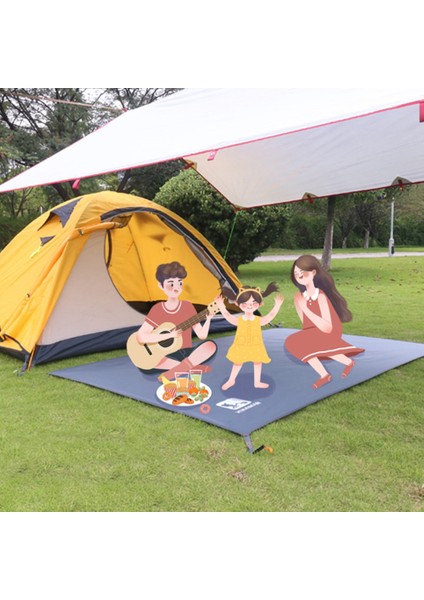Xxl Stili Su Geçirmez Kamp Tarp Kalın Mat Plaj Mat Dayanıklı Plaj Pedi Çadır Ayak Izi Yürüyüş Için Güneş Gölgelik Zemin Sayfası (Yurt Dışından)