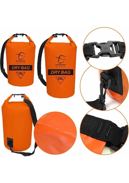 25L Mavi Stil 15L 25L Yüzme Su Geçirmez Çanta Kano Kayık Rafting Için Kuru Çuval Çanta Açık Spor Çantaları Seyahat Kiti Ekipmanları Saklama Çantası 2018 (Yurt Dışından) fırsatları