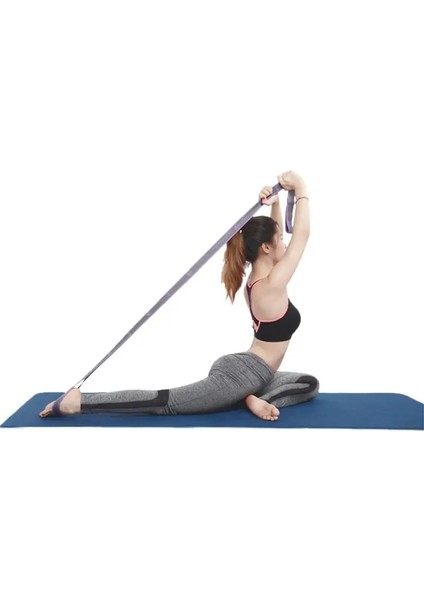 Pembe Beyaz Tarzı Yoga Çekme Kayışı Kemer Polyester Lateks Elastik Latin Dansı Germe Bandı Döngü Yoga Pilates Gym Fitness Egzersiz Direnç Bantları (Yurt Dışından) fiyatları