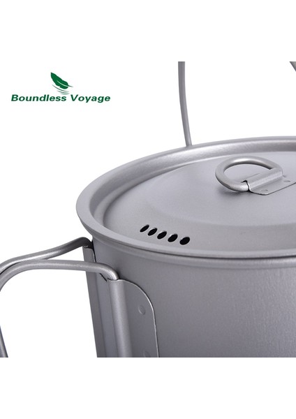 TI3035D-450ML Stili Sınırsız Yolculuk Titanyum Kapaklı Bardak Katlanır Saplı Açık Kamp Kupa Pot Drinkware 200ML 500ML 750ML L (Yurt Dışından) fiyatları