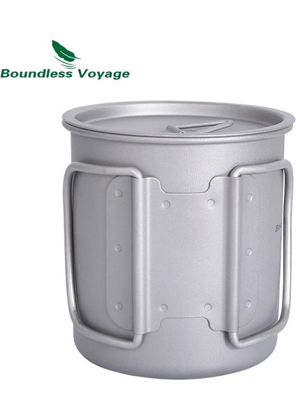 TI3035D-450ML Stili Sınırsız Yolculuk Titanyum Kapaklı Bardak Katlanır Saplı Açık Kamp Kupa Pot Drinkware 200ML 500ML 750ML L (Yurt Dışından) indirimleri