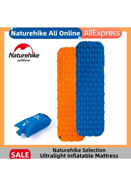 Sadece Mavi Hava Yastığı Stili Naturehike Şişme Yatak Hava Yatağı Kamp Minderi Ultralight Kamp Uyku Matı Kamp Yatağı Naylon Açık Uyku Pedi (Yurt Dışından) indirimleri