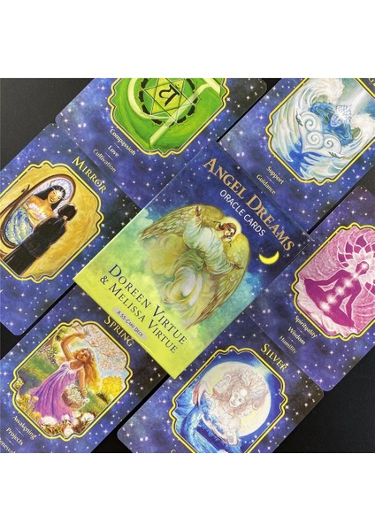 TS86 Stili Rehber Kitaplı Okyanus Tarot Kartları Oyun Kartları Minyatürler Kader Kehanet Oracle Kartları Büyücülük Malzemeleri (Yurt Dışından)