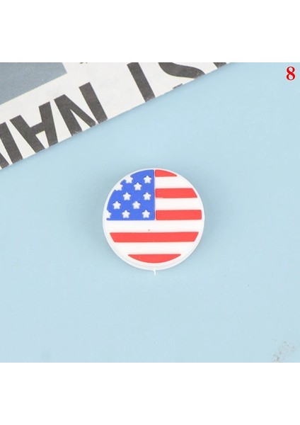 A8 Stili Yüksek Li Licone Ulusal Bayrak Tenis Raketi Amortisör Titreşim Sönümleyicileri (Yurt Dışından)