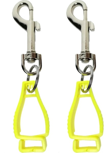 Tip 2 Sarı 2 Stil Dalış Bisiklete Binme Taşınabilir Eldivenler Kaleci Havlu Kask Koruma Geçmeli Kancalı Klips Tutacağı Taşıma (Yurt Dışından)