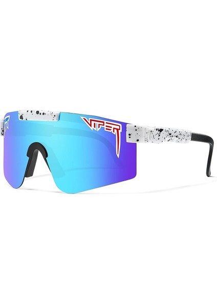 C7 Stili Pıt Vıper UV400 Bisiklet Bisiklet Gözlük Polarize Dış Mekan Güneş Gazları Bisiklet Gözlükleri Orijinal Kutusu ile Mtb Spor Gözlükleri (Yurt Dışından)