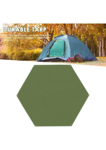 S 120CM Stili Suya Dayanıklı Kamp Tarp Çok Fonksiyonlu Mat Çadır Ayak Izi Altıgen Ayak Izi Zemin Sayfası Yürüyüş Açık Hava Için (Yurt Dışından) indirimleri