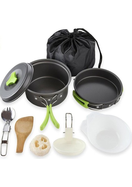 Turuncu Tarzı Taşınabilir Kamp Sofra Pişirme Seti Açık Tencere Tava Pot Kase Kaşık Çatal Gereçler Yürüyüş Seyahat Için Vahşi Campismo (Yurt Dışından) fiyatları