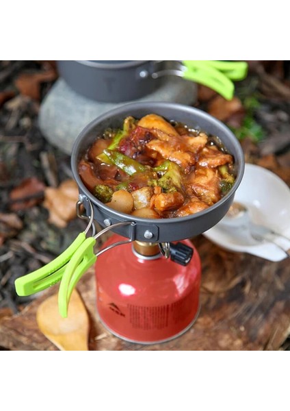 Turuncu Tarzı Taşınabilir Kamp Sofra Pişirme Seti Açık Tencere Tava Pot Kase Kaşık Çatal Gereçler Yürüyüş Seyahat Için Vahşi Campismo (Yurt Dışından) fırsatları