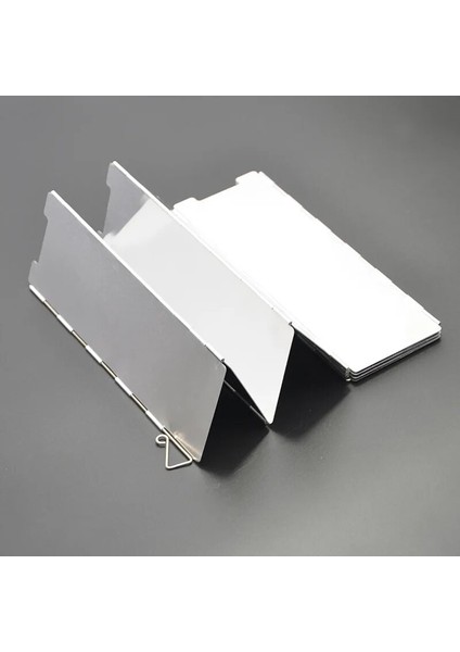 10 Tabak Stili Plakalar Taşınabilir Soba Rüzgar Kalkanı Katlanır Açık Barbekü Gaz Sobası Kamp Ekranı Wwind Guard Tencere Aksesuarları (Yurt Dışından) fırsatları