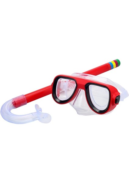 Yeşil Stil Tek Boyut Çocuk Yüzme Gözlükleri Şnorkel Dalış + Solunum Tüpü 4 Renk Yüzme Su Sporları Gözlükleri Dalış Gözlükleri Boy&girl Için (Yurt Dışından) modelleri