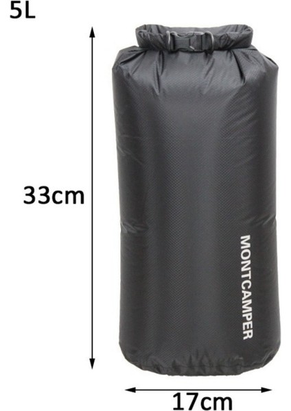 B 5l Tarzı 30D Suya Dayanıklı Kuru Çanta Naylon Ultralight Yüzme Trekking Saklama Torbaları Yelkenli Kano Tekne Gezisi Kamp Sal ​​için Su Direnci (Yurt Dışından)